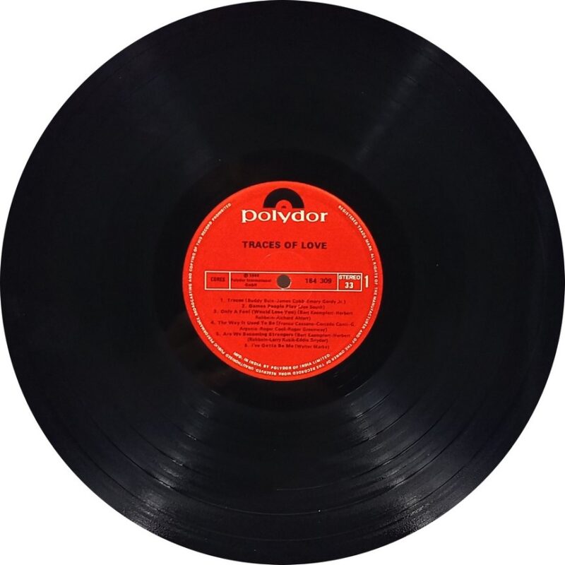 Bert Kaempfert - Traces Of Love -184 309 - (85-90%) - English Instrumental LP Vinyl