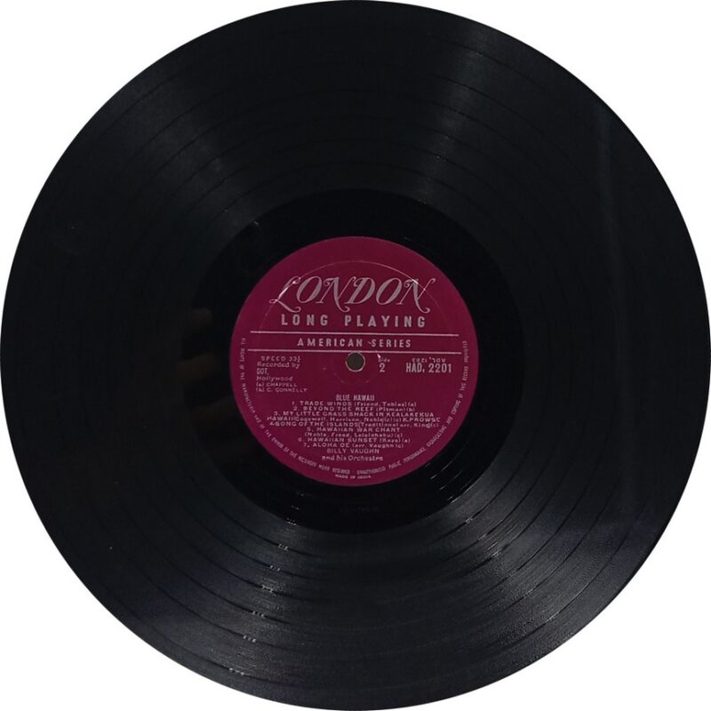 Blue Hawaii - HAD 2201 - (80-85%)  - English Instrumental LP Vinyl