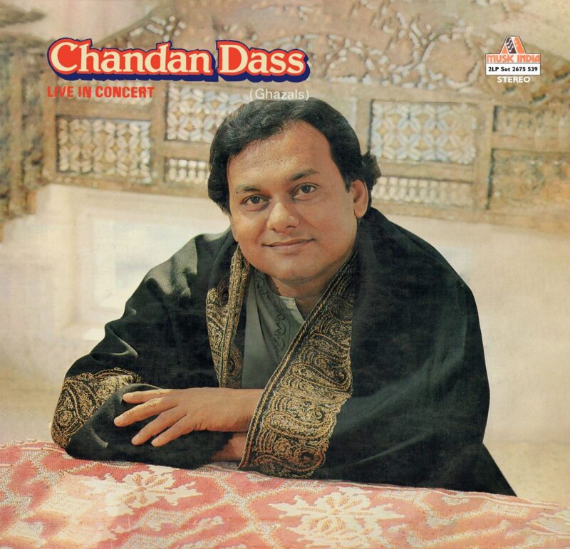 Chandan Dass - Live In Concert - Ghazals - 2675 539 – Cover Reprinted - 2LP Set Ghazals LP Vinyl