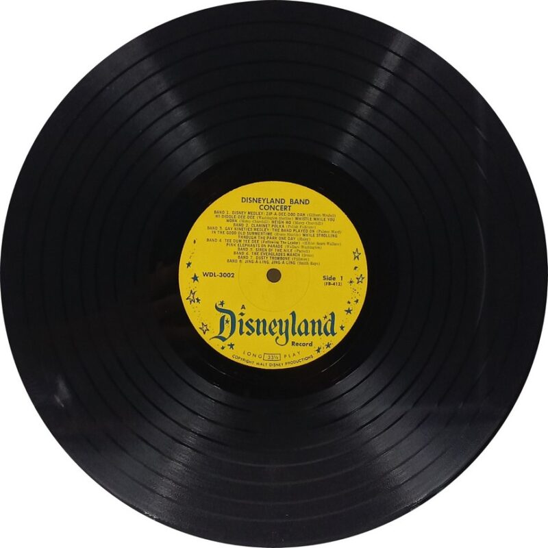 Disneyland Band Concert - WDL3002 - (80-85%) - English Instrumental LP Vinyl