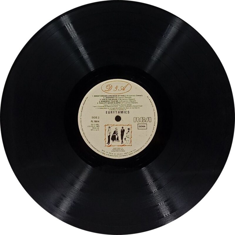Eurythmics - Sweet Dreams (Are Made of This) - PL 70014 - (80-85%) - English LP Vinyl Record