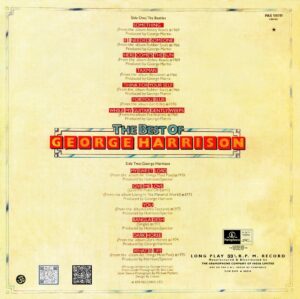George Harrison - The Best Of - PAS 10011 - (Condition 90-95%) - Cover Reprinted - English Songs LP Vinyl Record