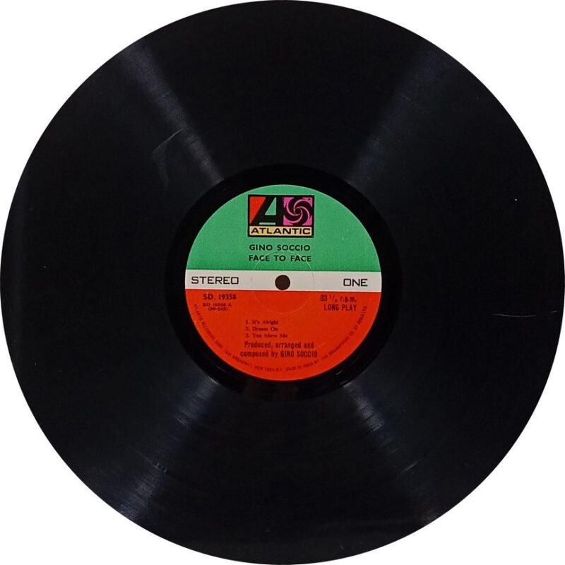 Gino Soccio - Face To Face - SD 19358 - (80-85%) - English LP Vinyl