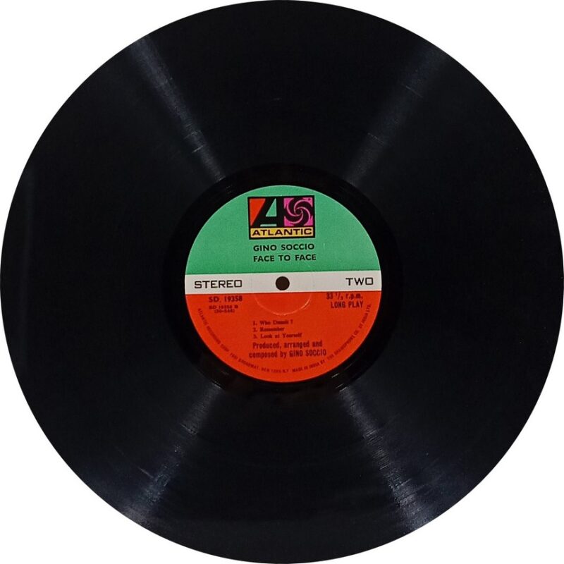 Gino Soccio - Face To Face - SD 19358 - (80-85%) - English LP Vinyl
