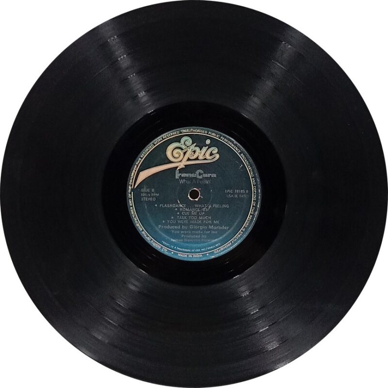 Irene Cara - What A Feelin' - EPIC 10105 - (80-85%) - English LP Vinyl