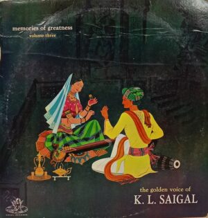 K. L. Saigal - The Golden Voice Of - EAHA 1004 - (85-90%) - Film Hits LP Vinyl