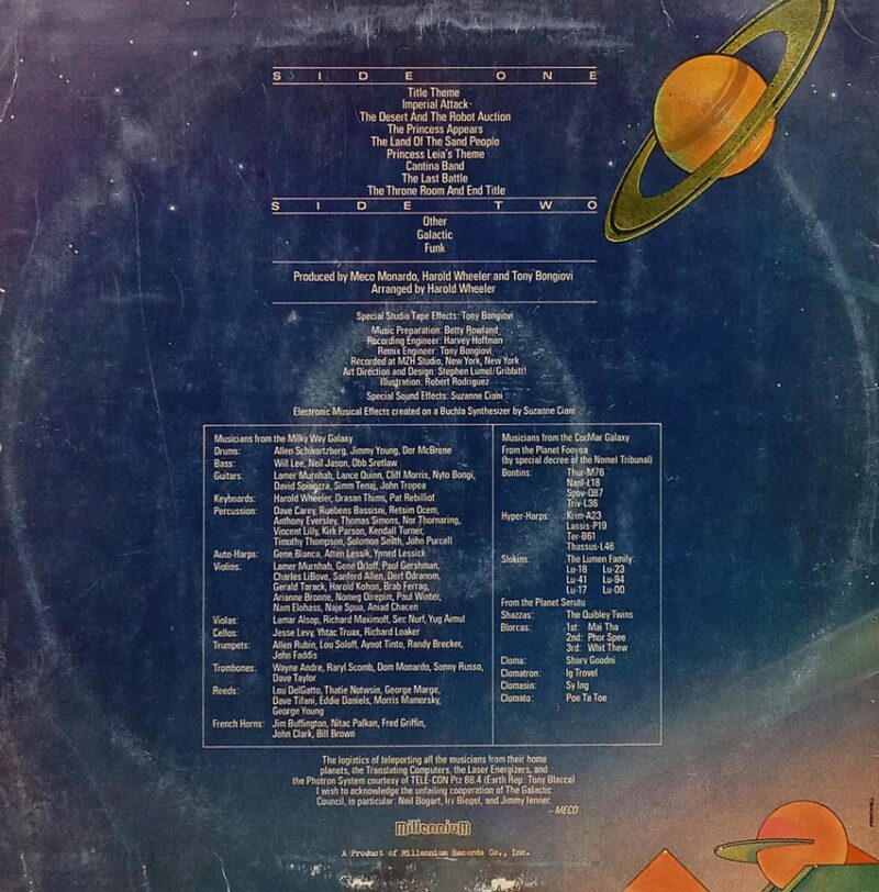 Star Wars Galactic Funk - DXL1 3043 - (80-85%) - English LP Vinyl