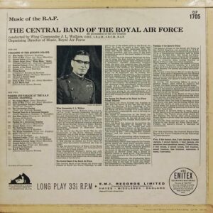 Music Of The R.A.F. - CLP 1705 - (85-90%) - HMV Black Label - English Instrumental LP Vinyl
