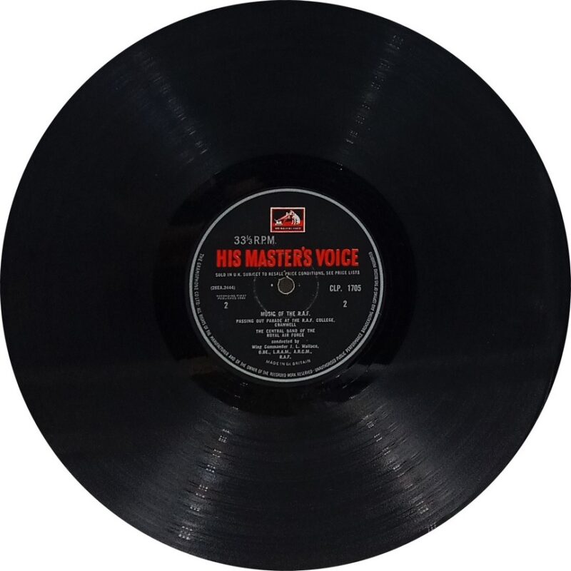 Music Of The R.A.F. - CLP 1705 - (85-90%) - HMV Black Label - English Instrumental LP Vinyl