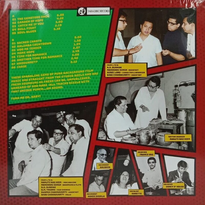 R. D. Burman - Unpublished Background Scores of - TDR 010 - New Release Hindi LP Vinyl