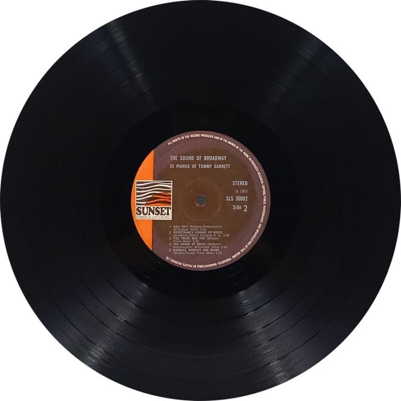 The 25 Pianos Of Tommy Garrett - SLS 50082 - (80-85%) - English Instrumental LP Vinyl