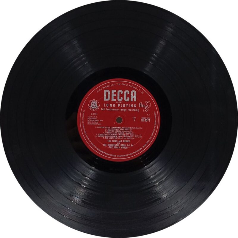 The Black Watch - LK 4571 - (85-90%) - English Instrumental LP Vinyl