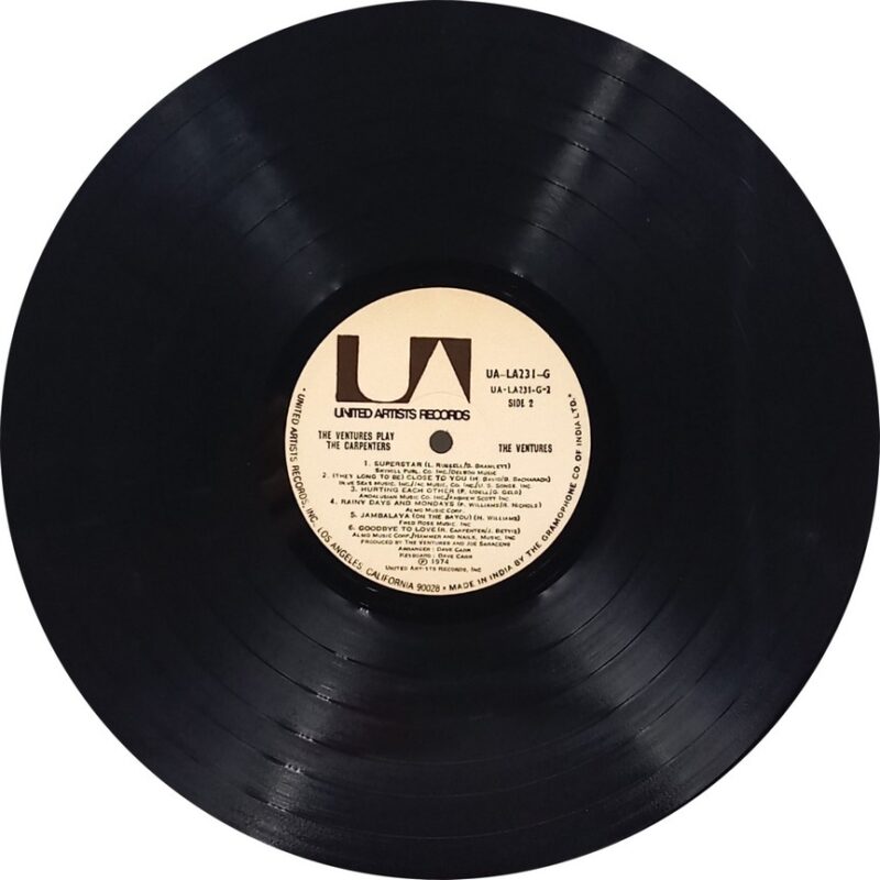 The Ventures Carpenters - UA-LA231 G - (70-75%) - English Instrumental LP Vinyl