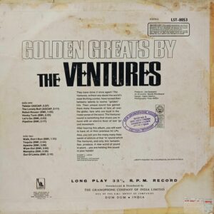 The Ventures (Golden Great) - LST 8053 - (75-80%) - English Instrumental LP Vinyl