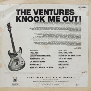 The Ventures - Knock Me Out! - LBY 1252 - (80-85%) - English Instrumental LP Vinyl
