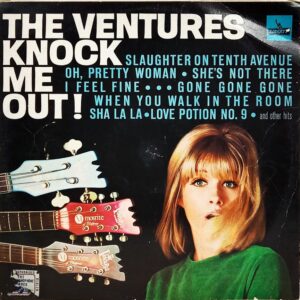 The Ventures - Knock Me Out! - LBY 1252 - (80-85%) - English Instrumental LP Vinyl