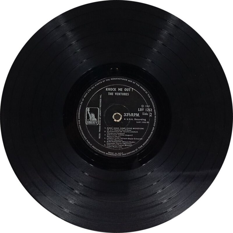 The Ventures - Knock Me Out! - LBY 1252 - (80-85%) - English Instrumental LP Vinyl