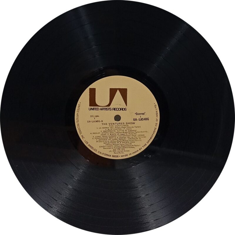 The Ventures On Show '74 - UALA 548G - (85-90%) - English Instrumental LP Vinyl