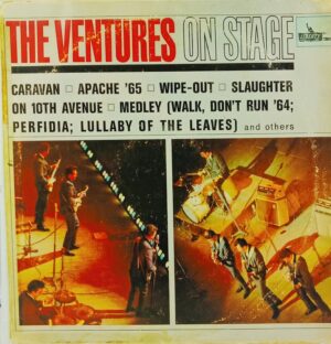 The Ventures - On Stage - LBY 1270 - (80-85%) - Cover Colour Photostate - English Instrumental LP Vinyl
