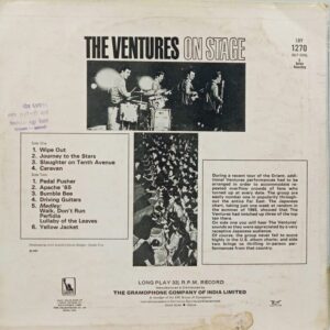 The Ventures - On Stage - LBY 1270 - (70-75%) - English Instrumental LP Vinyl
