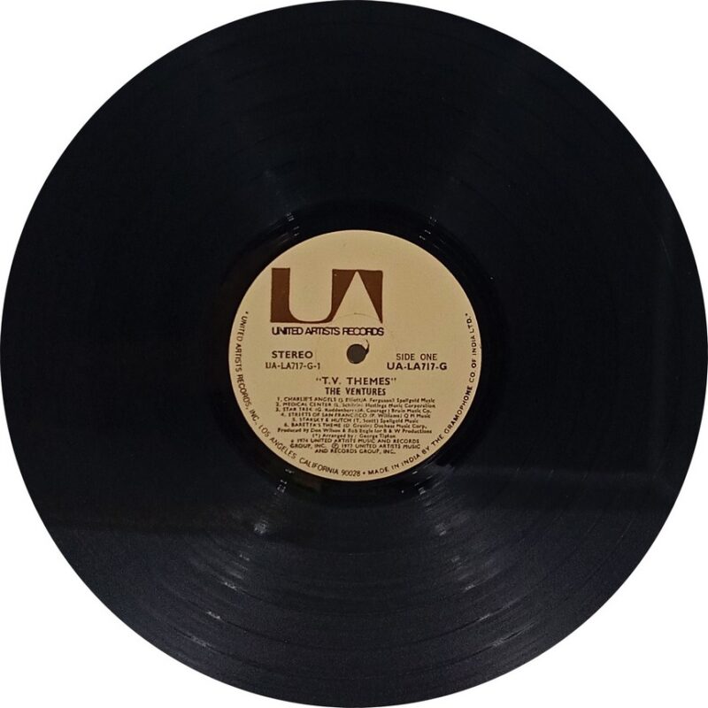 The Ventures Themes - UA-LA 717 G - (90-95%) - English Instrumental LP Vinyl