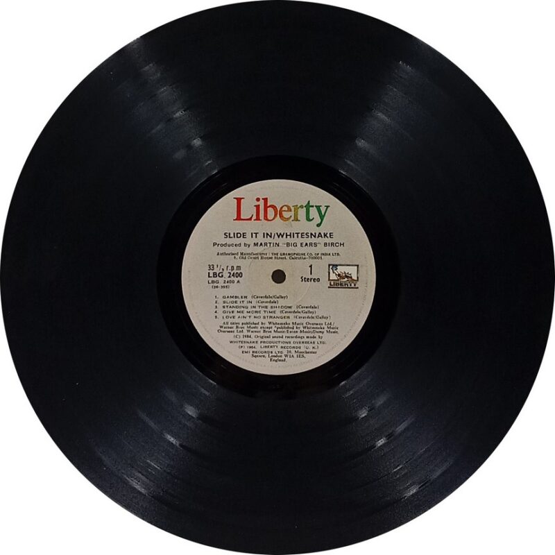 Whitesnake - Slide It In - LBG 2400 - (80-85%) - English LP Vinyl