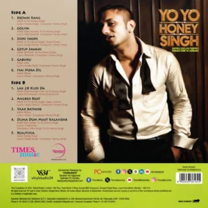 Yo Yo Honey Singh One of A Kind - VS34TIMES0053 - CBF - New Release Hindi LP Vinyl