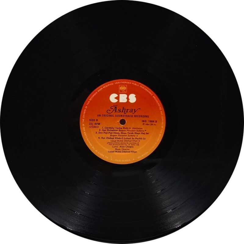 Ashray - IND 1064 - (90-95%) - Bollywood LP Vinyl