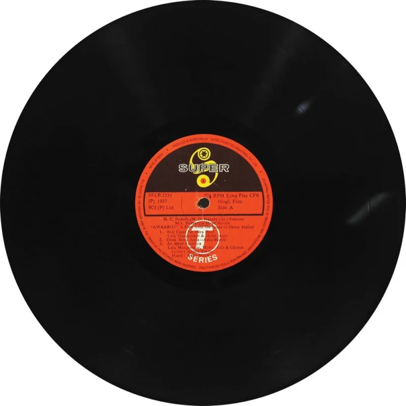 Awaargi - SFLP 1235 - (85-90%) - CBF - CR - Bollywood LP Vinyl
