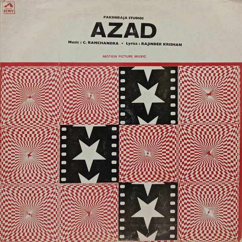 Azad - ECLP 5543 - (85-90%) - Bollywood LP Vinyl