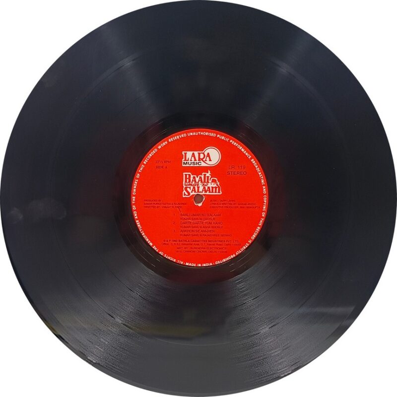 Baali Umar Ko Salaam - LR 119 - (90-95%) - Cover Colour Photostate - Bollywood LP Vinyl