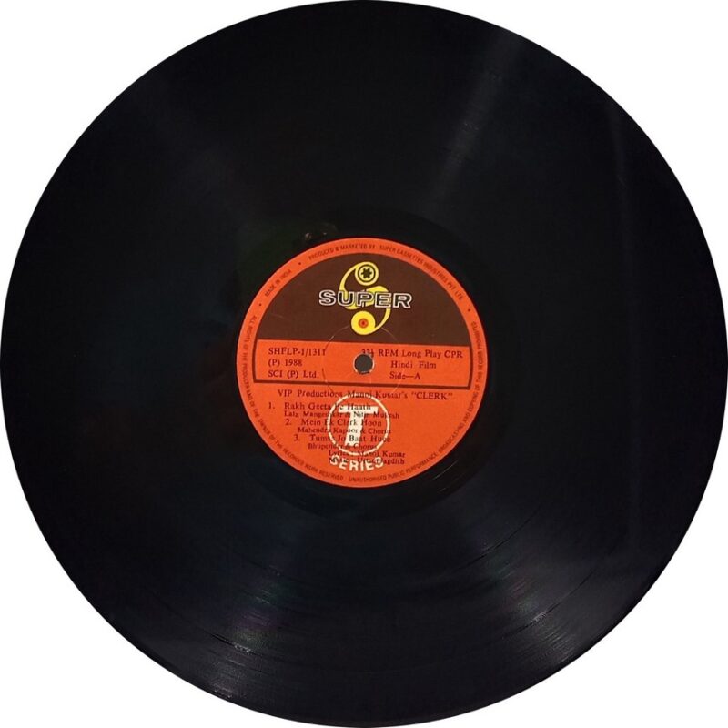 Clerk - SHFLP 1/1311 - (85-90%) - CR - Bollywood LP Vinyl
