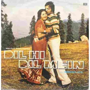 Dil Hi Dil Mein - ECLP 5722 - (90-95%) - Cover Good Condition - Bollywood LP Vinyl