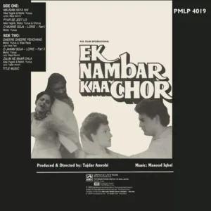 Ek Nambar Kaa Chor - PMLP 4019 - (85-90%) - Cover Reprinted - Bollywood LP Vinyl