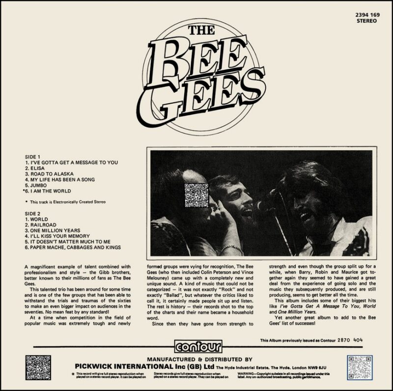 Bee Gees - Children Of The World - (85-90%) - CR - English LP Vinyl