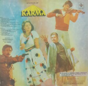 Karma - SNLP 5021 - (80-85%) - CR - Bollywood LP Vinyl