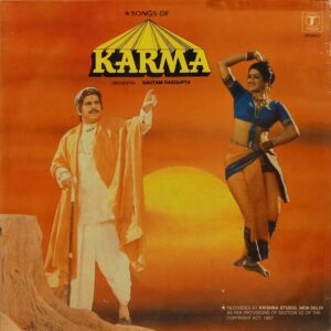 Karma - SNLP 5021 - (85-90%) - CBF - Bollywood LP Vinyl