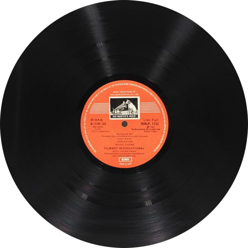 Kashish - 45NLP 1122 - (85-90%) - CR - Bollywood LP Vinyl