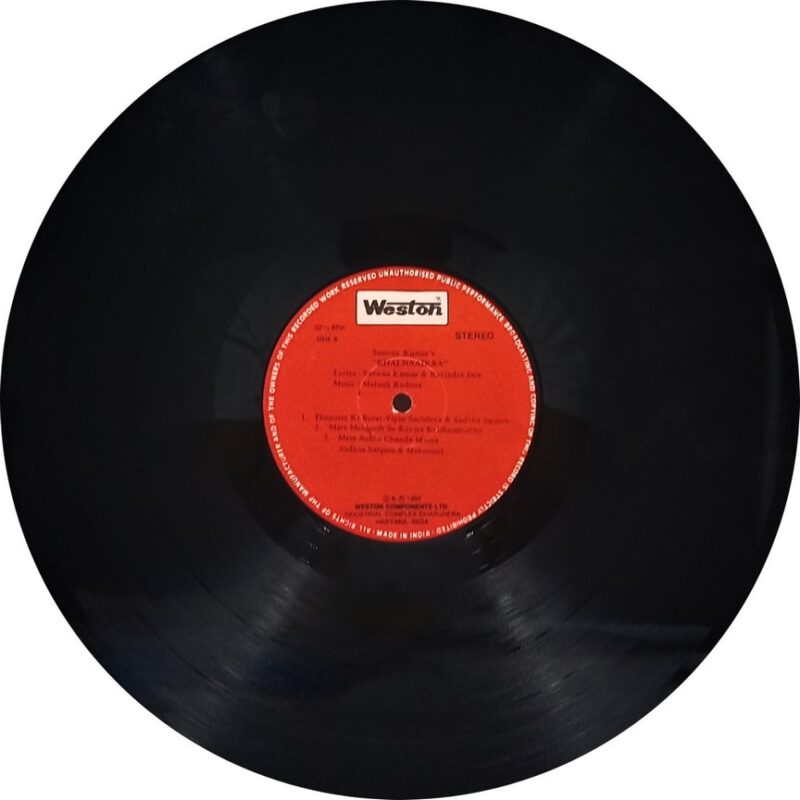Khal Naaikaa- 3FXH 4535 - (85-90%) - Bollywood LP Vinyl