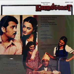 Khubsoorat - 45NLP 1124 - (85-90%) - CR - Bollywood LP Vinyl