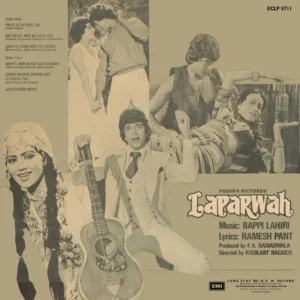 Laparwah - ECLP 5711 - (80-85%) - Cover Reprinted - Bollywood LP Vinyl