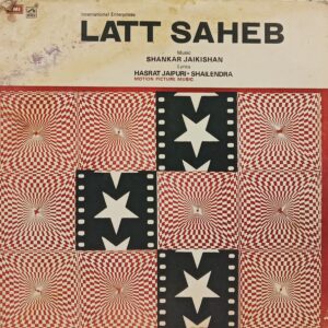 Latt Saheb - 3AEX 5162 - (85-90%) - Bollywood LP Vinyl