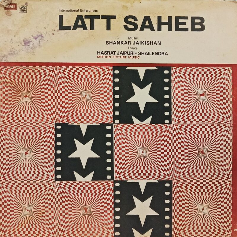 Latt Saheb - 3AEX 5162 - (85-90%) - Bollywood LP Vinyl