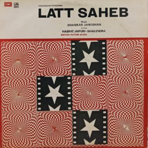 Latt Saheb - 3AEX 5162 - (90-95%) - Bollywood LP Vinyl
