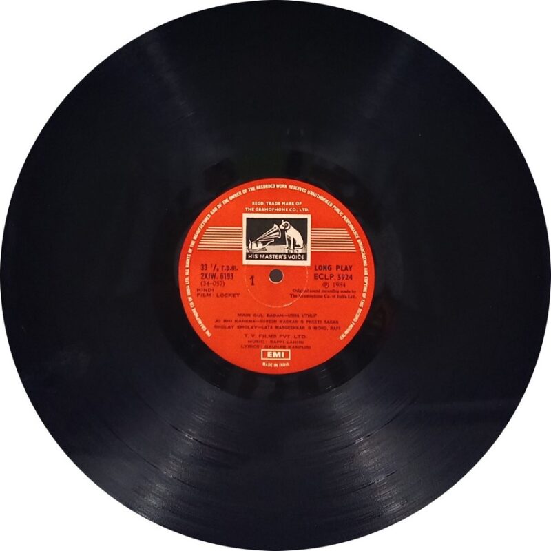 Locket - ECLP 5924 - (80-85%) - Bollywood LP Vinyl