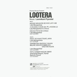 Lootera - HFLP 3550 - (90-95%) - CR - Bollywood LP Vinyl