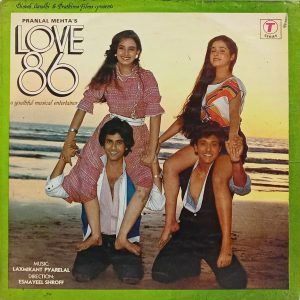 Love 86 - SFLP 1083 - (75-80%) - Cover Good Condition - Bollywood LP Vinyl