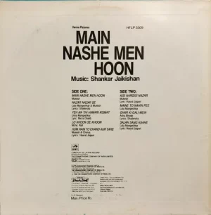 Main Nashe Men Hoon - HFLP 3509 - (90-95%) - Bollywood LP Vinyl