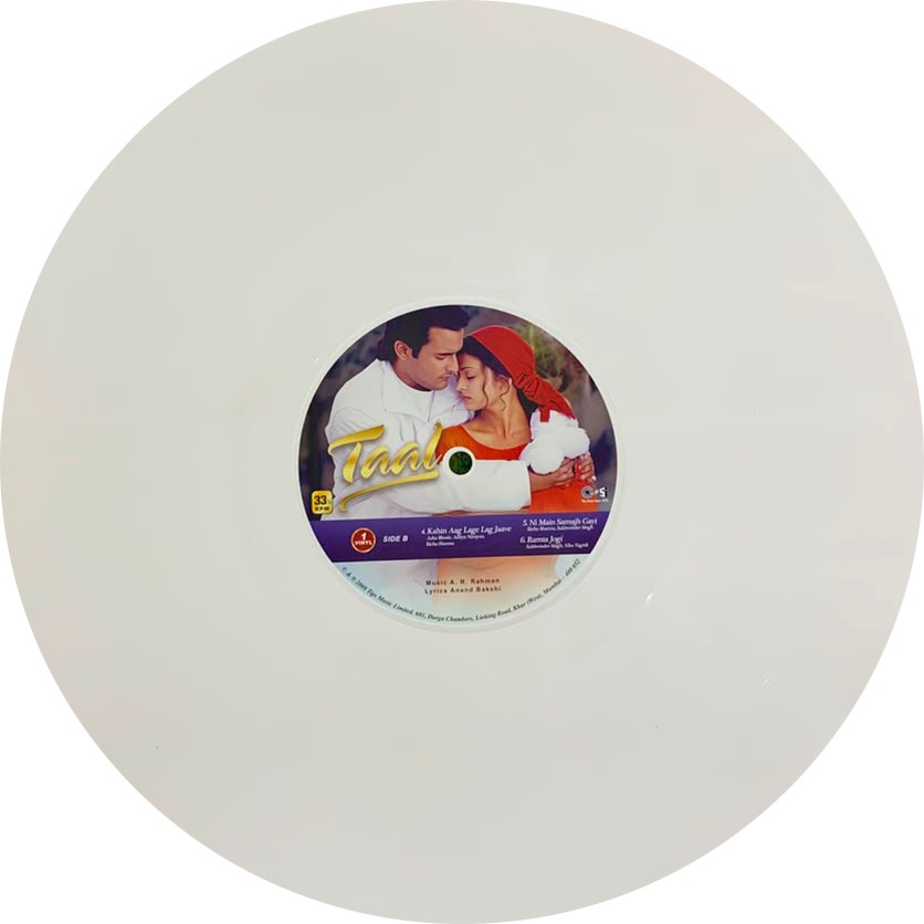 Taal - Coloured - CBF - New Release Hindi LP Vinyl - 2LP Set Taal - Coloured - CBF - New Release Hindi LP Vinyl - 2LP Set