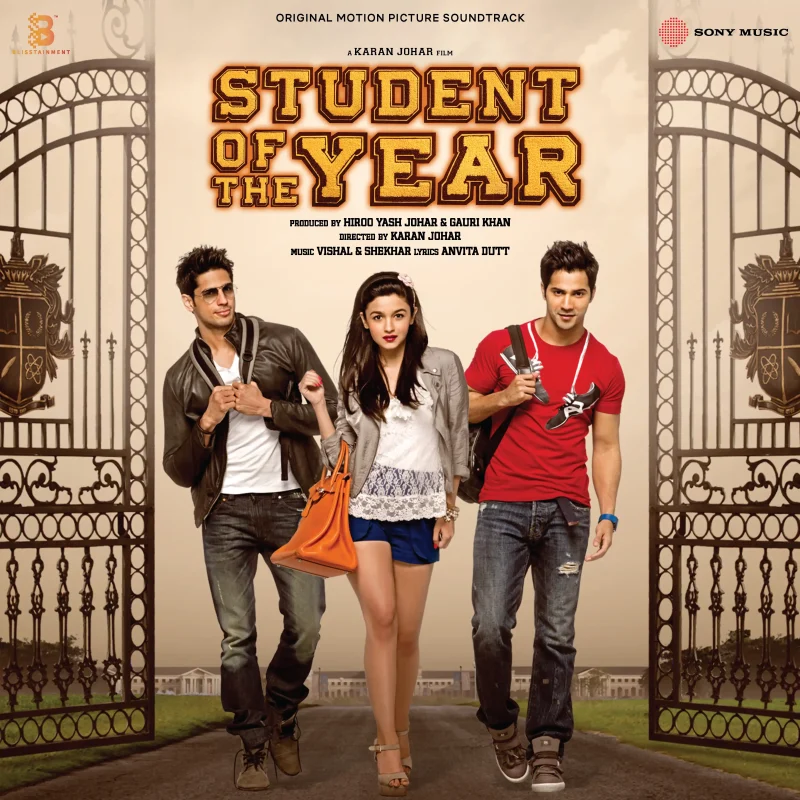 Student Of The Year - 887254729112 - Cover Book Fold - New Release Hindi LP Vinyl Record